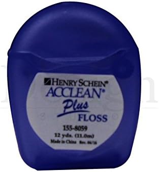 ACCLEAN DENTAL FLOSS UNFLAVOURED TRAVEL/POCKET SIZE 12 YARDS