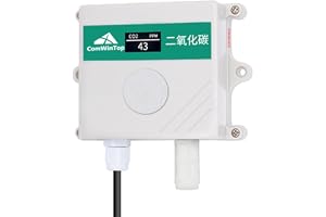 Koldioxidsensor Jordbruksväxthus Högprecision Industriell 4-20mA 0-5V 0-10V CO2-sändare med display