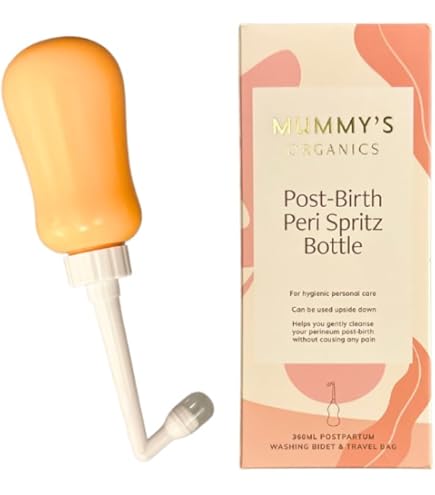 Cynpel Peri Bottle - Portable Travel Bidet For Men Or Women - Labour And Maternity Hospital Bag Essentials - After Birth Recovery Tools For Postpartum Mum - Perineal Spray Bottle - View #8
