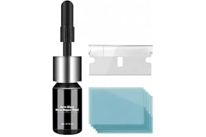 NALACAL Automotive Glass Nano Repair Solution Kit, New Windshield Crack Repair Kit, Windshield Repair Cracked Clear View Repair Solution, Car Glass Repair Glue Scratch Chip Cracks Repair Kit