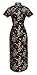 Produktbild Chinesisches kleid qipao abendkleid lange ärmelkurz schwarz 50