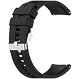 Vaporly UK 20mm Soft Silicone Garmin Watch Strap for Galaxy Watch 42mm/Garmin Vivoactive 3/Samsung Galaxy Active 2/Garmin Forerunner 245/245 Music/Vivomove HR/Forerunner 645/Forerunner 645 Music