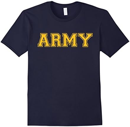 Men's US Army Military Logo Athletic/Physical Training Shirt Medium Navy