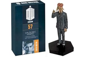 EAGLEMOSS Produit sous licence officielle Doctor Who Figurine Dalek Sec peinte à la main à l'échelle 1:21 Collector Figurine #57