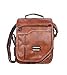 Handcuffs Stylish Side Sling Bag Shoulder Bag Leather Bag 11 Inch For Men