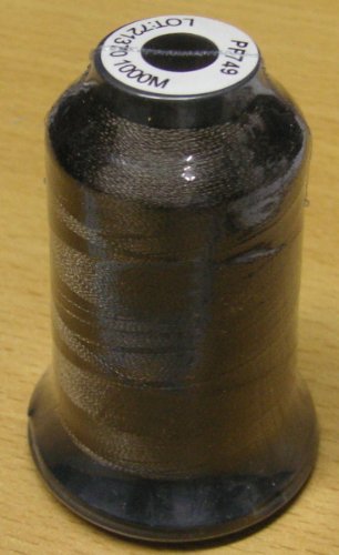 Maschinenstickgarn 1000 m dunkel braun 100 % Polyester 40er (0,004 Euro/m)