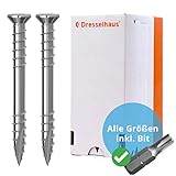 ABMESSUNG: 5,0 x 50, 600 Stück - entspricht 3VE, inklusive passendem Bit, Original Dresselhaus Schrauben in Umverpackung