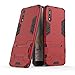 Price comparison product image SsHhUu Huawei P20 Case, Shock Proof Cover Dual Layer Hybrid Armor Combo Protective Hard Case with Kickstand for Huawei P20 (5.8") Red