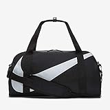 bolsos deportivos nike por mayor Durable fabric Nike Gym Club Bolsa de Deporte, Unisex Niños, Multicolor (Black/Wolf Grey), 48 x 23 x 28 cm
