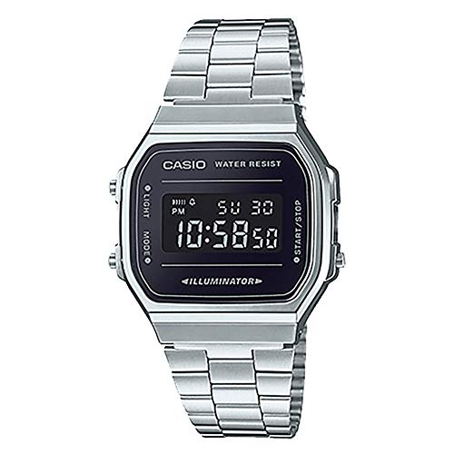 Preisvergleich Produktbild Casio Unisex A168WEM-1VT Watch Silver Blk
