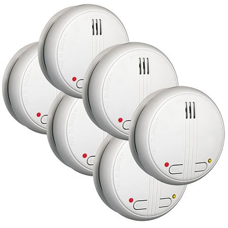 Preisvergleich Produktbild Flamingo Funk-Rauchmelder FA21RF, 6er-Set