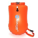La burbuja es similar a la boya de natación original, pero está diseñada con el compartimiento de bolsa seca adjunto. Sabemos que es conveniente para todos traer su billetera, las llaves del auto y el teléfono móvil durante sus sesiones Ironman entrenando. La boya de seguridad Bubble Swim es más grande, más flotante y más liviana que su predecesora, la Swim Buoy.