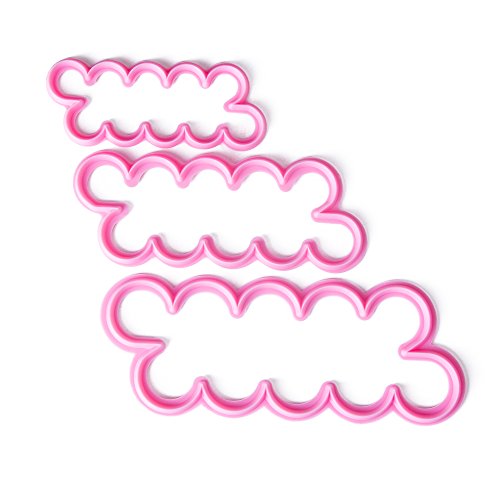 Rosalina – 20-teiliges Set mit 12 Größen einfaches Rosenwerkzeug/ Stecher + 8-teiliges Formwerkzeugset, 2 Blumenschaummatten, 23cm/ 9inch Teigrolle mit Antihaftungsbeschichtung und Markierungen, 6 verschiedene Dekorationspinsel. Für Zuckerkunst, Glasuren, Kuchen, Cupcakes + KOSTENLOSE ANLEITUNG MIT IDEEN - 3