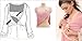 MA8174 Lace Maternity and Nursing Nightie (UK 8-10, black)