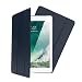 Produktbild NALIA Smart-Case kompatibel mit iPad 9,7' 2017/2018, Ultra-Slim Dünne Tablet Schutzhülle Kunst-Leder Hardcase Multi-Ständer Tasche, Display-Schutz Back-Cover Flip-Case Klapphülle, Farbe:Dunkelblau