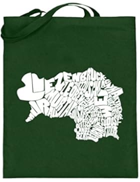 Hochwertiger Jutebeutel (mit langen Henkeln) - STEIRISCHE BEZIRKE