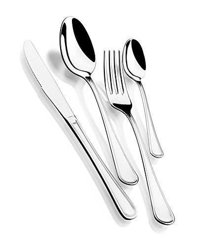 Monix Manila Ménagère en Acier Inoxydable 18/10 24 pièces