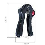 SEAAN 2er Set Handle Hand Gripper Strength Training Adjustable Exerciser Strength Hand Gripper No Slip Muscle Strength Training Resistance to 22 88 lbs Trainer Wrist Strength Training Grip and Forearm Muscles - 3