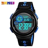 Easy Go Shopping Multifunktionsuhr Mode Outdooruhr Wasserdichte Sport Herrenuhr elektronische Uhr (Color : 1)