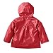 Arrowhunt Baby Girls' Cute Floral Printed Waterproof Hooded Coat Raincoat Red