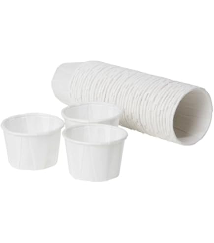 REJOECE Lot 100 Gobelets Doseurs 30ml + Bâtonnets Bois + Pipettes – Tasses Mélange Peinture, Résine, Bricolage, Labo – Gradués Et Jetables
