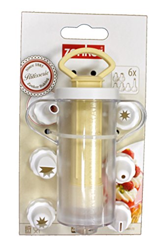 Zenker 42803 Garnierspritze Patisserie mit 6 Tüllen, Patisserie - 2