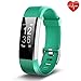 Produktbild Fitness Armbanduhr, Napperband Fitness Tracker mit Pulsmesser IP67 Wasserdichte Smart Activity Tracker Sport Armband Pulsmesser Smartwatch Pedometer GPS für Android iOS Smartphone