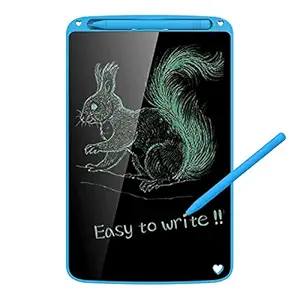 TvaraLCD Writing Tablet, 10 inch Electronic Doodle Board Drawing Board for Kids 3 Years+, Digital Handwriting Pad with Screen Lock, erasable Reusable eWriter for Home/School/Office, Blue