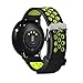 Produktbild Stylisches Ersatzarmband für Smartwatch Xiaomi Huami Amazfit A1602, Y56, ca. 21 cm, leicht, mit Belüftung, Silikonarmband für Sportler, Ersatzarmband für Smartwatch Xiaomi Huami Amazfit A1602, grün