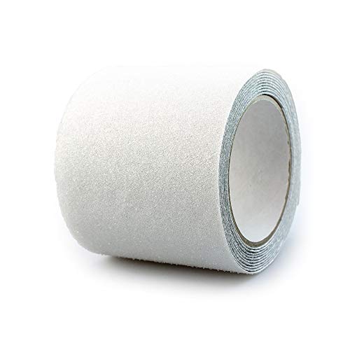 Preisvergleich Produktbild NAC SAFETY STANDARD Antirutsch Klebeband – Stark Selbstklebend Antirutschband für Arbeitsschutz, Treppen, Stufen und Leitern (10cm x 3m, Transparent)