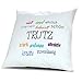 Produktbild Kopfkissen mit Namen Trutz - Motiv Positive Eigenschaften, 40 cm, 100% Baumwolle, Kuschelkissen, Liebeskissen, Namenskissen, Geschenkidee, Deko