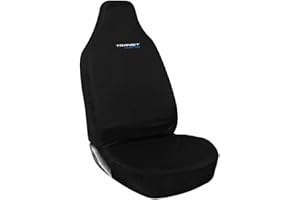 JH AUTOSTORES -779- TO FIT FOR FORD TRANSIT CUSTOM DRIVER SINGLE SEAT COVER (2013-2024) HEAVY DUTY 100% WATERPOOF VAN SEAT PROTECTOR BLACK