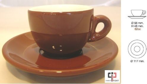 Nuova Point SORRENTO M511 Espresso Cup, Espresso Brown / 6St. O U