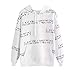 Produktbild Frauen Sweatshirt Langarm Kapuzenpulli Frauen Ice Cream Print Pullover Jumper Pullover Tops Bluse Mantel Damen warm Sport Bluse Mode Pullover kurz bauchfrei Tops EVAEVA