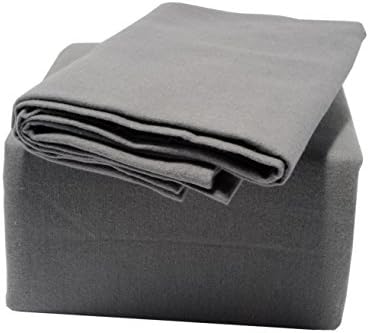 Indulgence Flannelette Pillowcase Pair, 100% Brushed Cotton, Grey