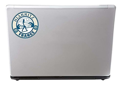 2 x Biarritz Frankreich Vinyl Aufkleber Aufkleber Laptop Reise Gepäck Auto Ipad Schild Fun # 9244 – 10cm/100mm Wide - 2