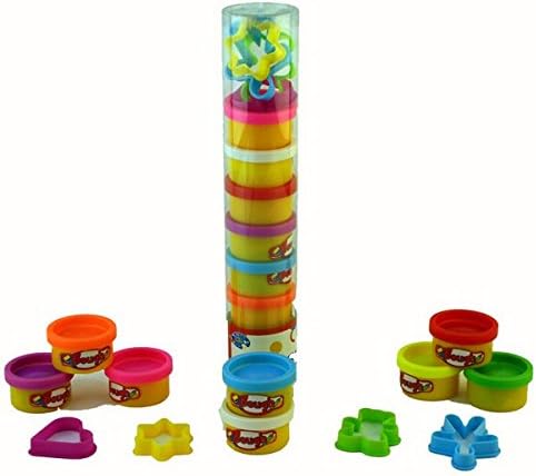 Fancy Classic Collection Kids Play Dough Set &amp; Cutters in a Tube