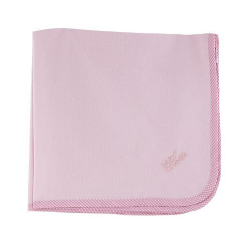 Baby Corner Cotton Flannelette Blanket (Pink)