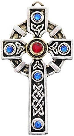 Galraedia Crux Cross - for Willing Against The Odds Collection of Pendants - Gothic Fantasy Designs with Swarovski Crystal - Gift Boxed