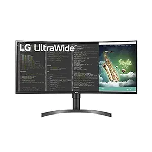 LG 35WN75C-B  35 QHD (3440 x 1440) Curved Monitor with sRGB 99% Color Gamut and HDR 10 and USB-Type C (94W Power Delivery) -