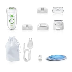 Braun Silk-épil 5 Power Epilator for Hair Removal With 7 Extras Including Shaver Head and Trimmer Cap, With Smart light… - Image 5
