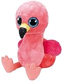 Original Glubschi's TY 36892 Gilda, Flamingo 42cm, mit Glitzeraugen, Glubschi\'s, Beanie Boo\'s, 42 cm