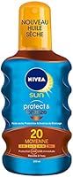 Nivea Sun Huile S&egrave;che Activatrice de Bronzage Protect et Bronze FPS20 200 ml