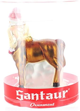 Santaur Glass Ornament