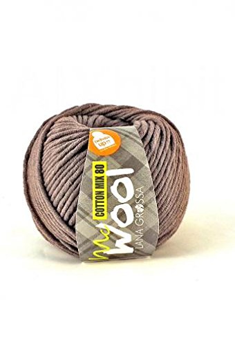 Lana Grossa COTTON MIX 80 514 Graubraun