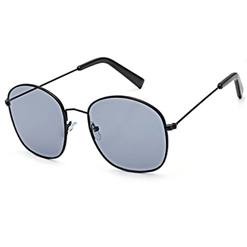 Preisvergleich Produktbild 2018 Pilotenbrille Sonnenbrille Herren Damen Ansenesna Transparent Brille Auto Treiber Anti-Reflection Nachtsichtbrille Fahrbrille (Schwarz)