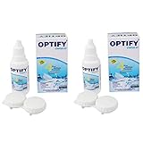Optify Combo 2Pcs Pack Solution With Lens Case 60ml Optify Combo 2Pcs Pack Solution With Lens Case 60ml