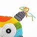 Housweety Cute Handmade Toddler Owls Crochet Knit Woolly Earflap Hat Grey+Blue