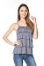 Bearsland Women's Maternity Nursing Tank Top and Cami Shirt Gray UK Size 10-12