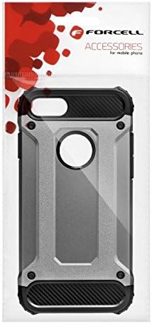 Forcell Armor - Dual Layer Hybrid Shockproof Protective Rugged Case for Samsung Galaxy S7 Edge - Grey